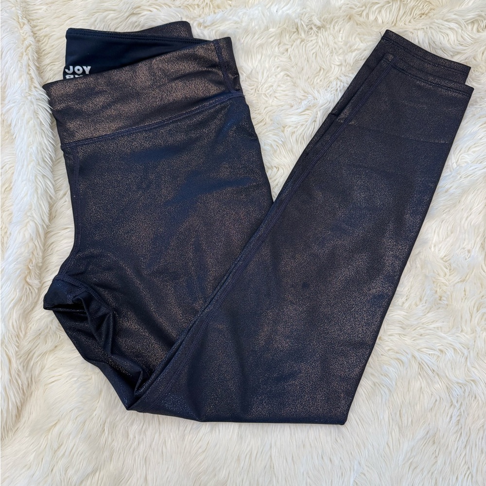 JoyLab - Navy Blue with Gold Shimmer - Womens Leggings